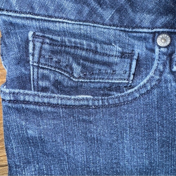 Levi’s 525 Women’s 14 S/C Straight Flap Pocket Dark Wash Med-Rise Denim Jeans - Picture 7 of 11